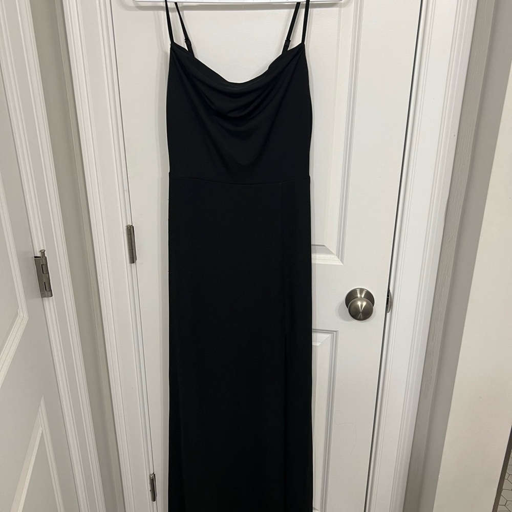 Birdy Grey Classic Black Maxi Dress